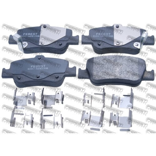 Toyota Auris/Hybrid (UKP) ADE15# Pad Kit Disc Brake Rear-Kit