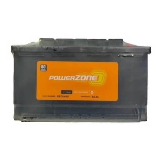 Powerzone battery DIN 80