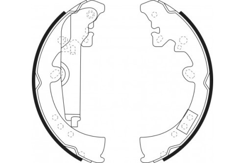Toyota Hiace/Sienna Rear Brake Lining FN2378