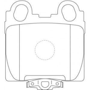 Toyota Crown/Mark II Rear Brake Pads PN1421