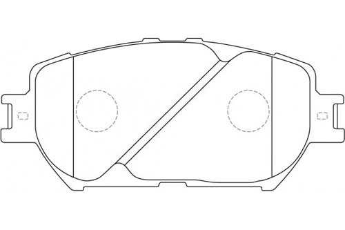 Toyota Isis, Crown Athlete, Mark X, Wish Front Brake Pads