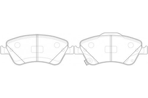Toyota Auris, Corolla Front Brake Pads
