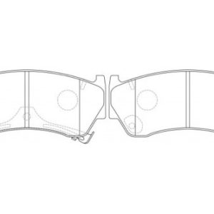 Nissan Cube/Sunny/Wingroad Front Brake Pads PN2356