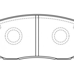 Mazda CX7/CX9 Mitsubishi Outlander Front Brake Pads PN5561