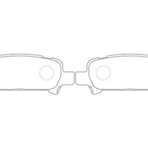 Subaru Legacy, Impreza, Legacy Rear Brake Pads