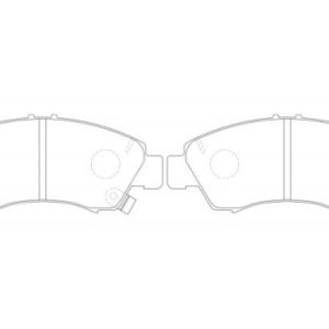 Honda Fit/Fit Aria/Civic Front Brake Pads PN8265