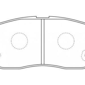 Toyota bB, Duet/Suzuki Alto Front Brake Pads